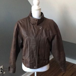 Vintage Wilson’s leather bomber jacket 🖤